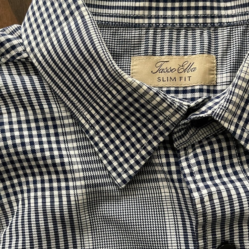 Tasso Elba Slim Fit Casual Shirt